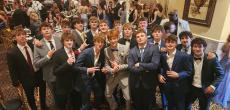 High school seniors enjoying special event at Cotillion Banquets in Palatine