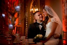 Couple enjoying their special day at D'Andrea Banquets & Conference Center in Crystal Lake
