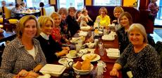 Friends enjoying lunch at Dino's Cafe in Bloomingdale