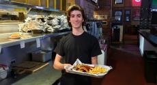 Friendly server at Draft Picks Sports Bar in Naperville