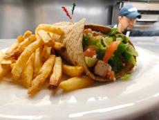 The Caesar Wrap at Georgie V's Pancakes & more in Northbrook 