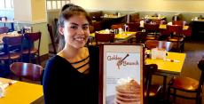 Friendly server at Golden Brunch Restaurant in Arlington Heights