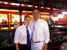 Friendly bar staff at Jameson's Charhouse in Arlington Heights