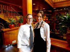 Friendly servers at Jameson's Charhouse in Arlington Heights
