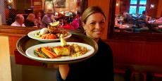 Friendly server at Johnny's Kitchen & Tap in Glenview