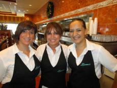 Friendly staff at Lumes Pancake House in Orland Park
