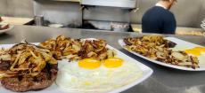 Chopped Steak & Eggs at Maple Butter Cafe in Plainfield