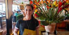 Loyal customer at Papagalino Cafe & Pastry Shop in Niles