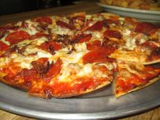 Award winning pizza at Pap's Ultimate Bar and Grill in Mt. Prospect