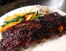 The famous BBQ Ribs at Woodfire Tavern in Long Grove